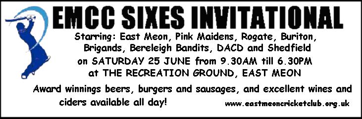 East Meon Sixes 2011